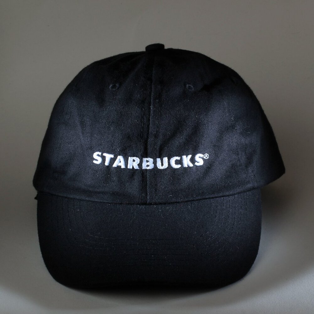 Starbucks Employee Hat Womens OS Black Coffee Barista Cap